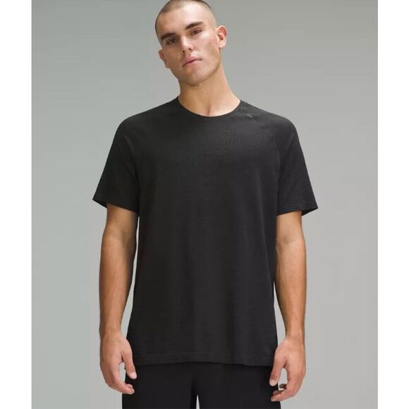 Lululemon Mens Metal Vent Tech Short Sleeve Shirt size XL Black - Picture 1 of 7